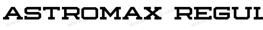 Astromax Regular字体转换
